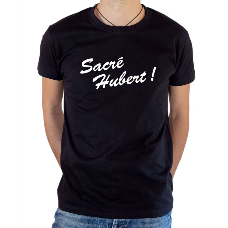 T-shirt OSS 117 Sacré Hubert noir