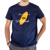 T-shirt OSS 117 un petit coup de polish bleu