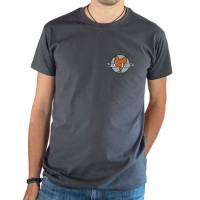 T-shirt OSS 117 SCEP logo gris