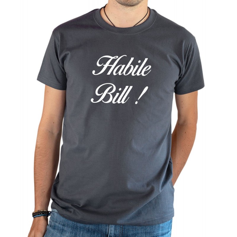 T-shirt OSS 117 Habile Bill gris