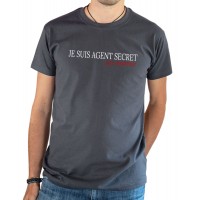 T-shirt OSS 117 Je suis agent secret gris