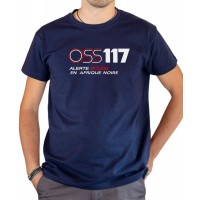 T-shirt OSS 117 Alerte Rouge en Afrique Noir bleu